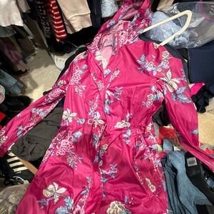 Joules Pink Floral Women's Jacket